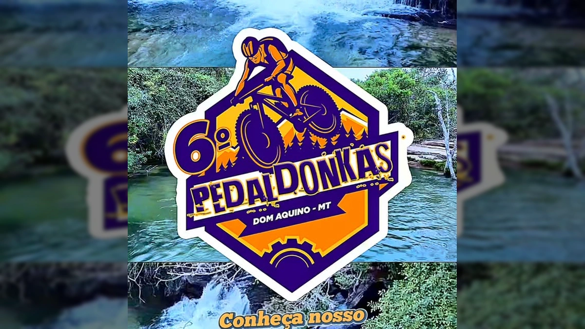 Cachoeiras e percursos naturais para o 6º Pedal Donkas em Dom Aquino, Mato Grosso. Créditos: Prefeitura de Dom Aquino / Instagram.