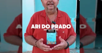 Prefeito Ari do Prado falando sobre a Conferência das Cidades e o Plano Diretor de Gaúcha do Norte. Créditos: Prefeitura de Gaúcha do Norte.