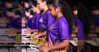 Banda e Fanfarra se apresentando na 6ª BANFEST em Itanhangá. Crédito: Prefeitura de Itanhangá / Instagram