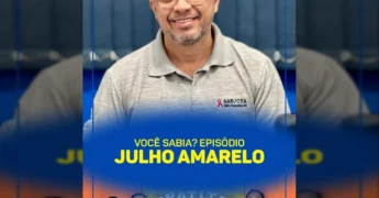 Profissionais de saúde realizando testes rápidos para hepatites virais em Diamantino, como parte da campanha Julho Amarelo. Créditos: Prefeitura de Diamantino / Instagram