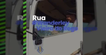 Obras de pavimentação na Rua Wanderley Vieira do Rego, Campinápolis. Créditos: Prefeitura de Campinápolis / Instagram.