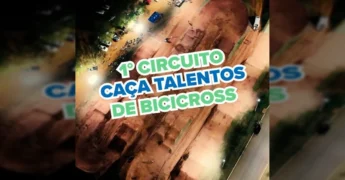 Jovens atletas e organizadores no 1º Circuito Caça Talentos de Bicicross em São José do Rio Claro, MT. Imagem: prefeituradesaojosedorioclaro / Instagram