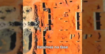 Operação de demolição e fundação para o novo prédio da Prefeitura em Torixoréu, Mato Grosso. Crédito: Prefeitura de Torixoréu / Instagram.