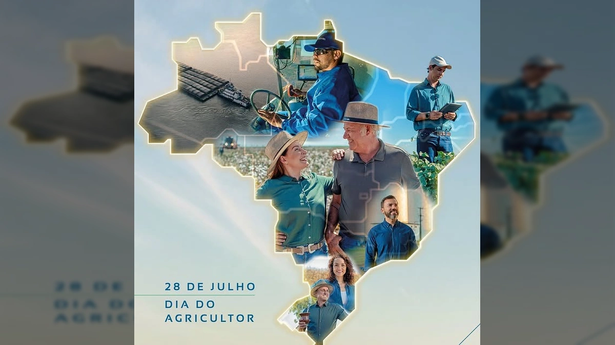 Agricultores de diferentes regiões do Brasil, incluindo Campo Novo do Parecis, celebrando o Dia do Agricultor. Créditos: AMAGGI no Instagram.