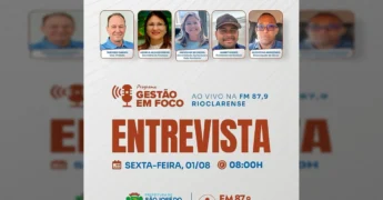 Entrevista do programa Gestão em Foco com representantes da prefeitura de São José do Rio Claro. Crédito: @prefeituradesaojosedorioclaro