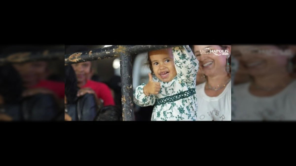Pessoas assistindo ao rodeio e shows na Exponápolis 2025 em Arenápolis, Mato Grosso. Créditos: Prefeitura de Arenápolis / Instagram