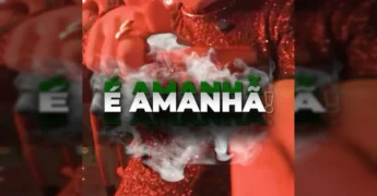 Pessoas em um show de rodeio, com palco e público ao fundo, durante a Expovera 2025 em Vera, Mato Grosso. Crédito: expoveraoficial no Instagram.