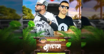 Banner e cenas do Festival de Praia do Rio Araguainha com destaque para som automotivo e DJs, crédito: Instagram festivalaraguainha