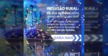 Agricultor empurrando carrinho de mão cheio de berinjelas, representando a agricultura familiar beneficiada pelo edital de inclusão rural. Crédito: terranovadonorte / Instagram