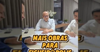 Governador Mauro Mendes e Prefeito Mirim anunciam investimentos em infraestrutura para Figueirópolis, Mato Grosso.