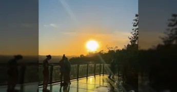 Mirante dos Desejos Antônio Silveira da Silva em Jaciara, Mato Grosso. Créditos: Prefeitura de Jaciara / Instagram.