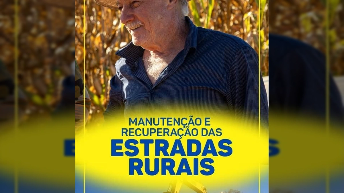 Maquinário da Prefeitura de Diamantino recuperando estradas rurais para produtores agrícolas. Crédito: Prefeitura de Diamantino (@prefeituradiamantinomt no Instagram).