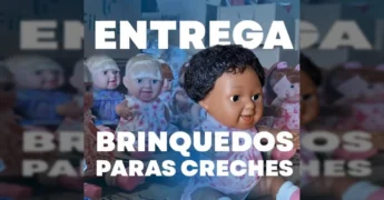 Crianças de Sapezal recebem novos materiais educativos. Créditos: Prefeitura de Sapezal / Instagram.
