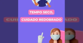 Dra. Amanda Celi, médica do PSF-Vila Tupy, orienta sobre cuidados com a saúde no clima seco em Marcelândia. Crédito: Prefeitura de Marcelândia / Instagram