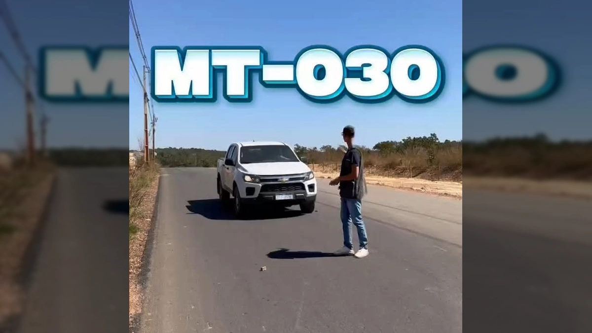 Nova pavimentação da MT-030 em Cuiabá. Créditos ao Governo de Mato Grosso / Instagram.