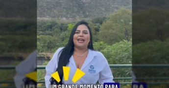Mulher apresenta detalhes do Fórum e Feira da Agricultura Familiar e Turismo Rural da Empaer MT / Instagram @empaer_mt
