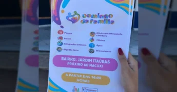 Imagem da assessora de Cultura Ludmila, de óculos, sorrindo e falando sobre o evento 'Domingo da Família' em Marcelândia. Créditos: Cultura Marcelândia / Instagram.