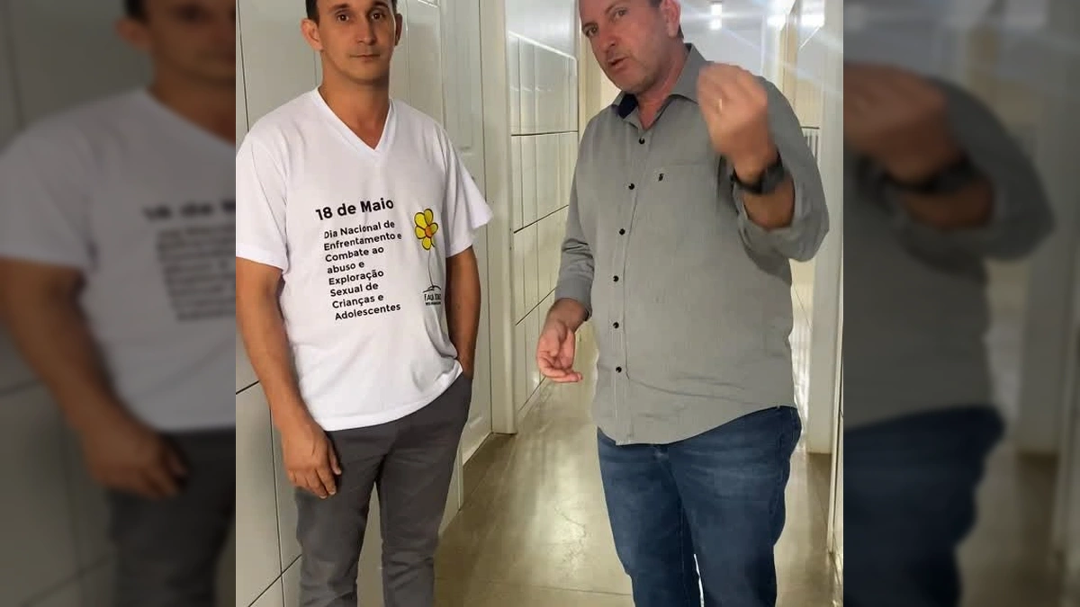 Sala de exames com médico realizando endoscopia na unidade de saúde de Itanhangá. Créditos: Prefeitura de Itanhangá / Instagram