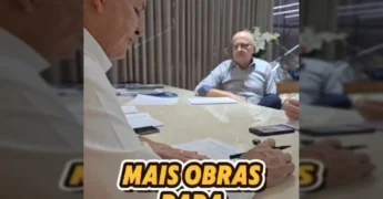 Representantes do governo de Mato Grosso e Marcos Tomazini em reunião para liberação de verbas para Paranatinga. Créditos: marcostomaziniptga / Instagram.