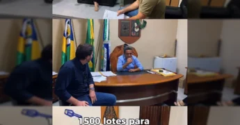 Encontro do prefeito de Peixoto de Azevedo com o CEO da Araguaia Imóveis. Créditos: Prefeitura de Peixoto de Azevedo / Instagram.
