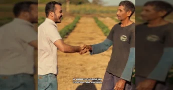 Produtor rural José Luís recebendo assistência técnica da Prefeitura de Confresa / Instagram: prefeituradeconfresa