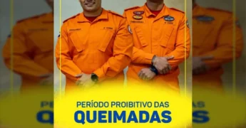 Queimada ilegal com fumaça e chamas na zona rural de Diamantino. Crédito: Prefeitura de Diamantino / Instagram