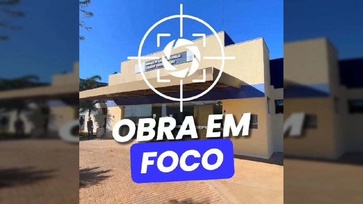 Obra de reforma na Unidade de Saúde da Família Senador Jonas Pinheiro em Campos de Júlio, Mato Grosso. Imagem: Prefeitura Municipal de Campos de Júlio - MT / Instagram.