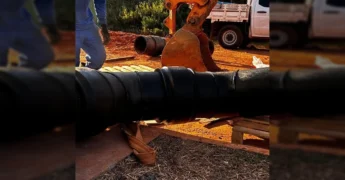Reparo definitivo em adutora na ETA do Pari em Várzea Grande pela equipe do DAE-VG, vídeo original de dae.vg.