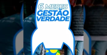 Imagem aérea de Rondonópolis com sobreposição de elementos visuais representando progresso e mudança da Prefeitura de Rondonópolis.
