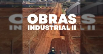 Máquinas e operários trabalhando na construção de nova infraestrutura asfáltica em Sapezal. Créditos: Prefeitura de Sapezal / Instagram.