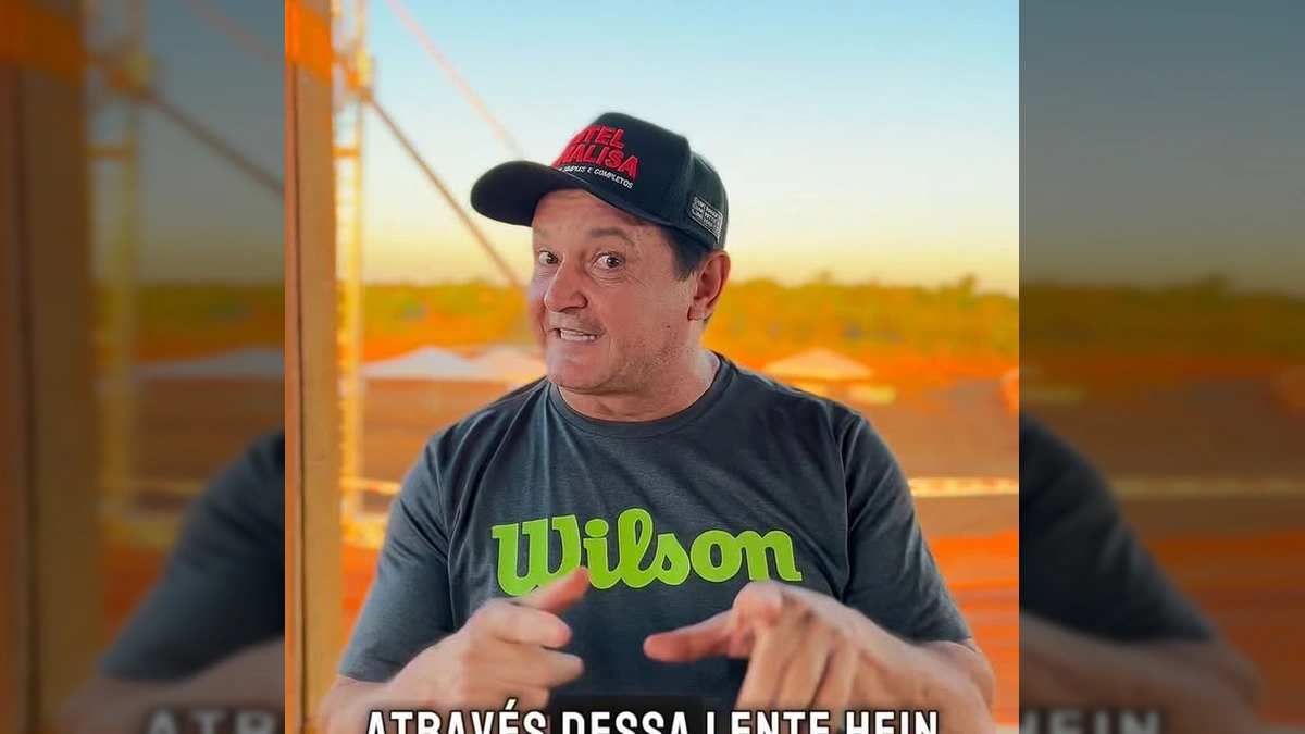 Locutor Mixirica convidando para o evento de Motocross em União do Sul, MT. Créditos: Prefeitura Municipal de União do Sul.