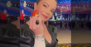 Virginia Mendes com Morango do Amor sem açúcar em Mato Grosso. Créditos: Instagram / virginiamendesoficial