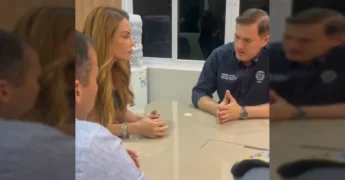Reunião de trabalho sobre segurança pública em Mato Grosso, liderada por Virginia Mendes, com foco no combate à violência contra a mulher. Créditos: Virginia Mendes / Instagram