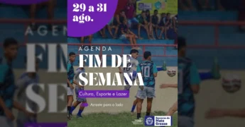Jovens atletas em campo de futebol, representando a agenda de esporte, cultura e lazer de Mato Grosso / Crédito: @secelmt