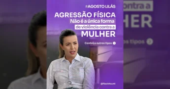 Flávia Rodrigues, deputada federal por Mato Grosso, falando sobre a campanha Agosto Lilás e as formas de violência contra a mulher / Instagram @flavinha.mt