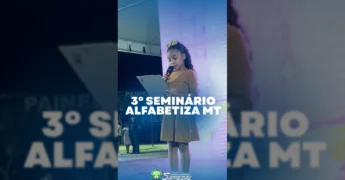 Imagem do 3º Seminário Alfabetiza MT em Sapezal, destacando a alfabetização e educação de qualidade. Créditos: Prefeitura de Sapezal / Instagram.
