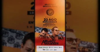 Dupla Althair & Alexandre se apresentando no Festival Sons do Araguaia em Canarana, Mato Grosso. Imagem de @festivalsonsdoaraguaia