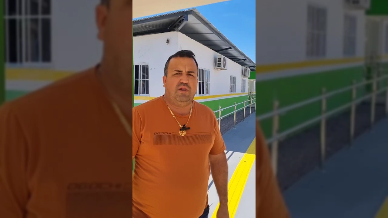 Prédio da APAE de Terra Nova do Norte reformado com cores vibrantes e acessibilidade. Vídeo por terranovadonorte.