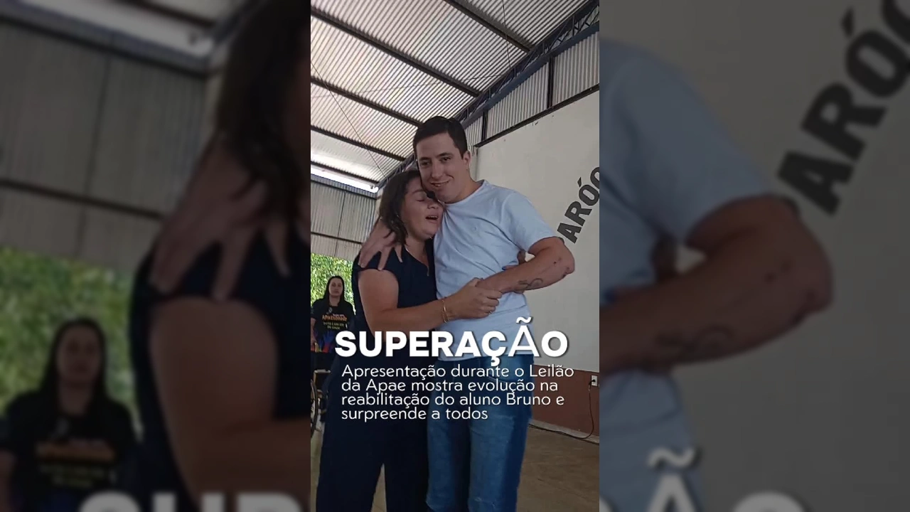 Aluno da APAE de Terra Nova do Norte em momento de reabilitação com apoio de fisioterapeutas, foto de @apae_terranovadonorte.