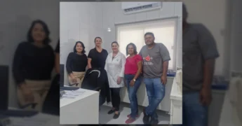 Profissionais de saúde e pacientes durante os atendimentos de especialistas em Tapurah, promovidos pela Secretaria Municipal de Saúde. Créditos: Secretaria Municipal de Saúde Tapurah / Instagram.