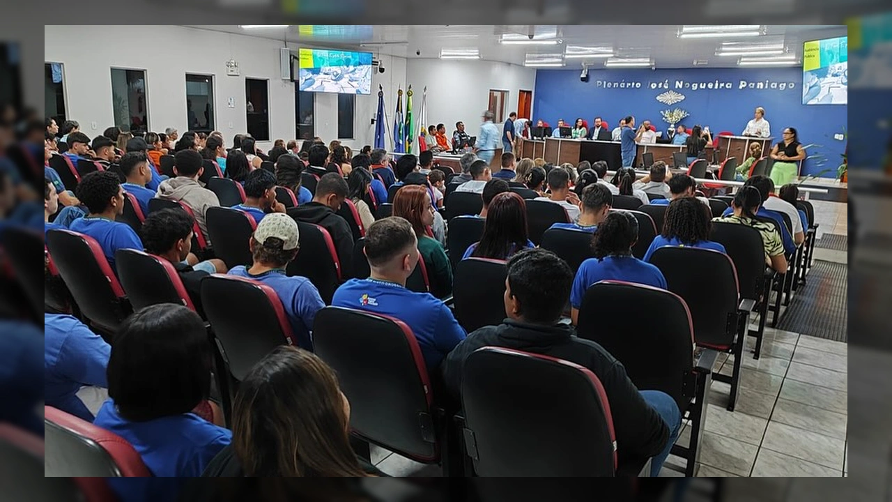 Audiência Pública para escolha de cursos do IFMT em Água Boa, com participação da comunidade. Imagem: Prefeitura de Água Boa-MT.