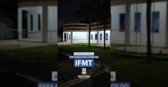 População e autoridades presentes na audiência pública do IFMT em Água Boa para definir cursos / Instagram