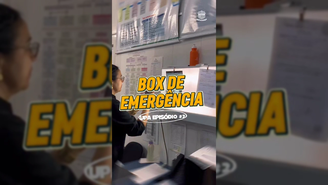 Interior do Box de Emergência da UPA de Primavera do Leste, com Maria Isabel, diretora, e macas para atendimento. Créditos: Prefeitura de Primavera do Leste / Instagram.