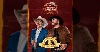 Brenno Reis e Marco Viola confirmados na 28ª Expo Taquari em Alto Taquari, Mato Grosso, imagem oficial da Prefeitura de Alto Taquari / Instagram.