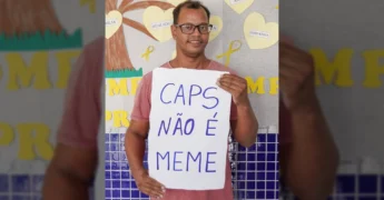 Campanha da Prefeitura de Sorriso sobre CAPS, destacando a importância da saúde mental e acolhimento em Sorriso / Instagram