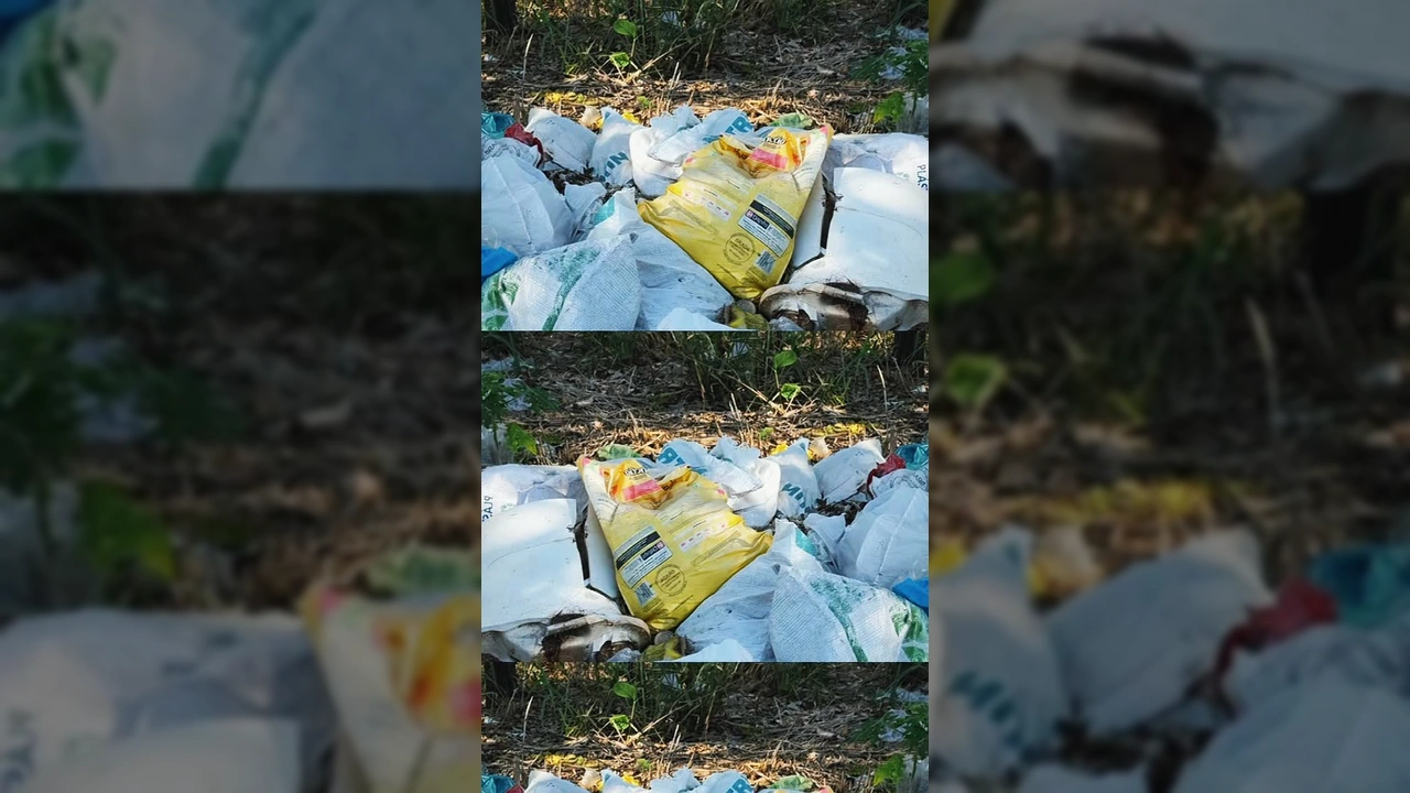 Imagem de antes e depois de áreas com lixo e a instalação de placas proibindo o descarte irregular em Figueirópolis D'Oeste, com crédito para Prefeitura de Figueiropolis-MT.