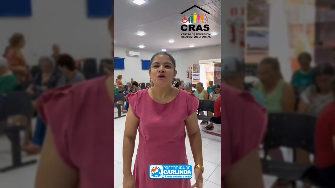 Foto da palestra sobre combate à violência doméstica em Carlinda, com idosos e representantes da Polícia Civil e CRAS. Créditos: Prefeitura Municipal de Carlinda / Instagram