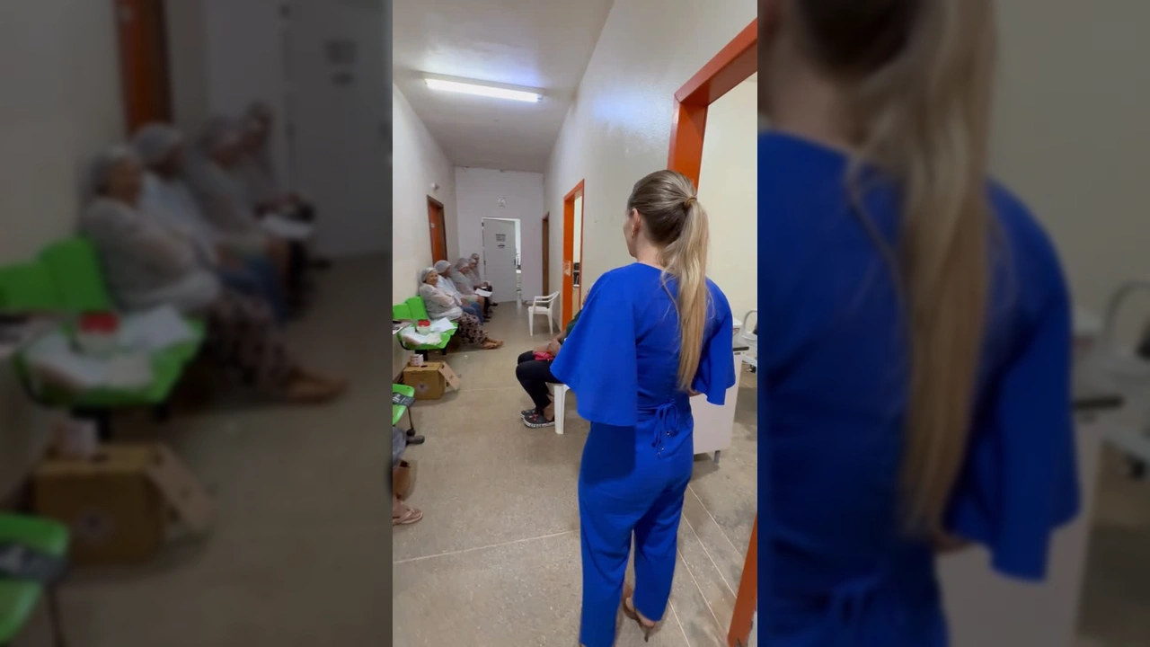 Profissionais de saúde e autoridades municipais durante cirurgias oculares em Denise. Crédito: Prefeitura Municipal de Denise / Instagram.