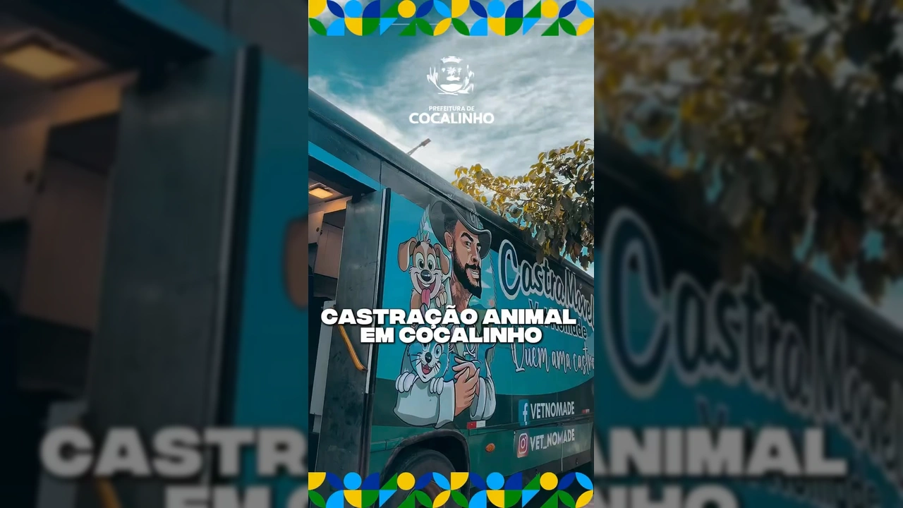 Veterinários e autoridades na primeira castração móvel em Cocalinho, iniciativa da Prefeitura. Créditos: Prefeitura de Cocalinho / Instagram.