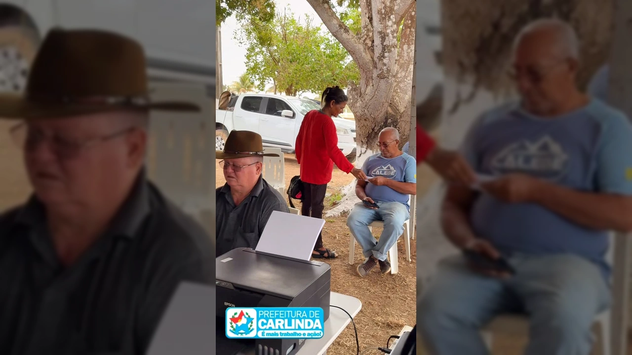 Agricultores entregando embalagens de agrotóxicos vazias em Carlinda. Créditos: Prefeitura Municipal de Carlinda / Instagram.